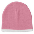 Beanie Hats w/ Contrast Color Edge